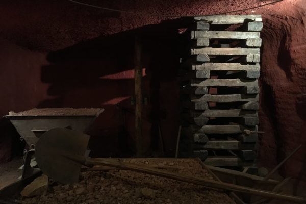 Sept 2019 - Musée Les Gueules Rouges, Tourves 
Intérieur de la mine