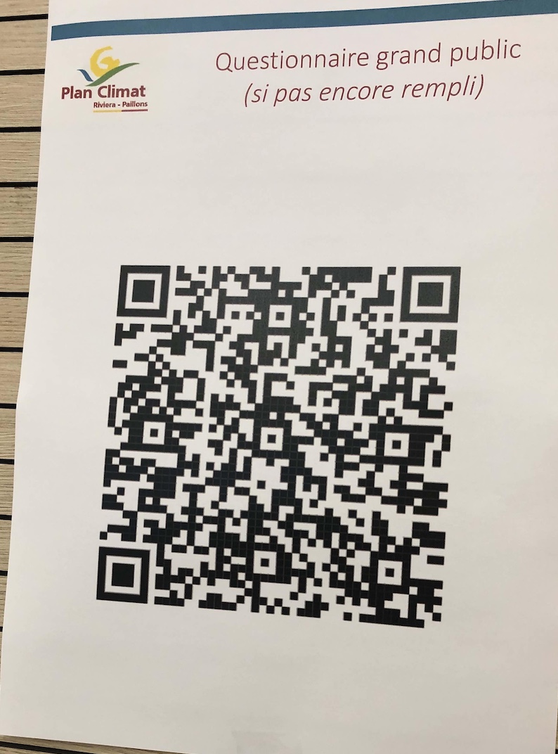 le QR code du questionnaire !